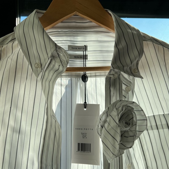 Pinstripe Rylee shirt / Saks Potts - Picture 3 of 5